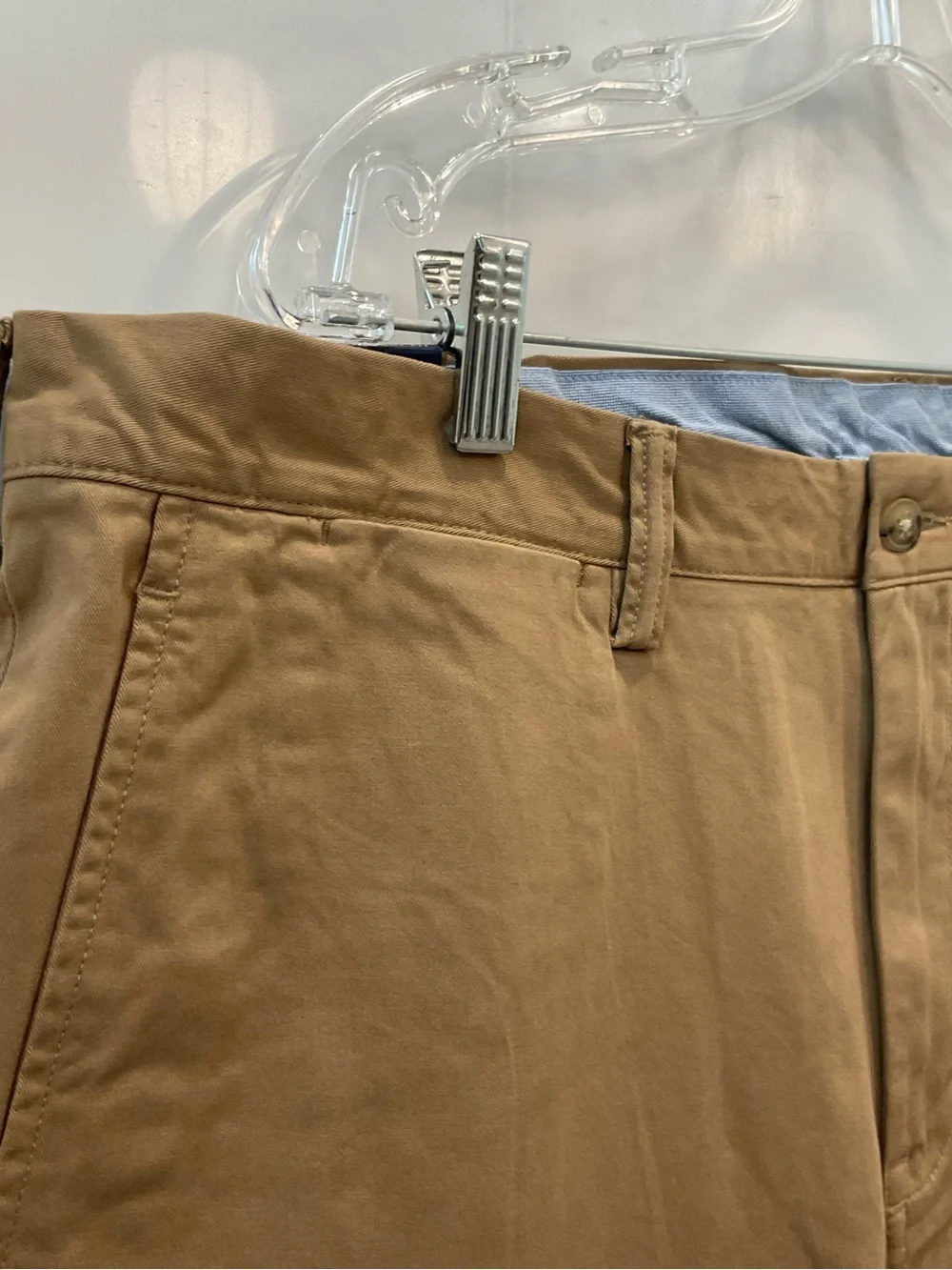 POLO Ralph Lauren KHAKI TAN Stretch Straight Fit Chino Pants size 38-30 T74